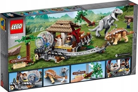 LEGO JURASSIC WORLD 75941 Indominus Rex kontra ankylozaur