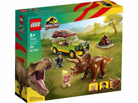 LEGO JURASSIC WORLD 76959 BADANIE TRICERATOPSA