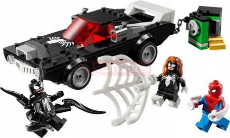 LEGO MARVEL 76309 SPIDER MAN VS MUSCLE CAR VENOMA, zestaw klocków dla dzieci