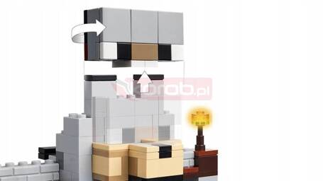 LEGO MINECRAFT 21261 WILCZA TWIERDZA zestaw klocków dla dzieci 8+