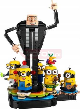 LEGO MINIONKI DESPICABLE ME 75582 GRU I MINIONKI Z KLOCKÓW zestaw klocków