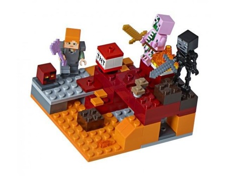 LEGO Minecraft 21139 Walka w Netherze