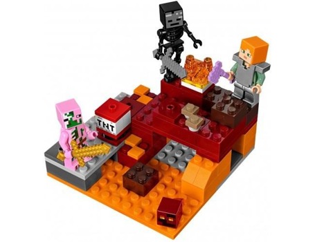 LEGO Minecraft 21139 Walka w Netherze