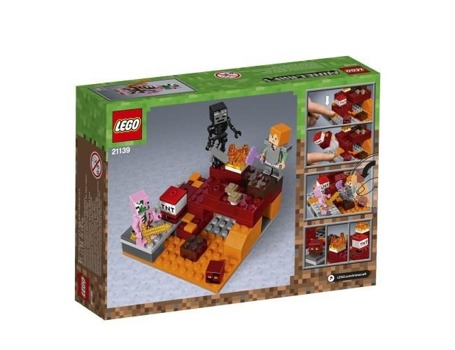 LEGO Minecraft 21139 Walka w Netherze