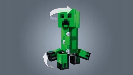 LEGO Minecraft 21156 BigFig Creeper i Ocelot