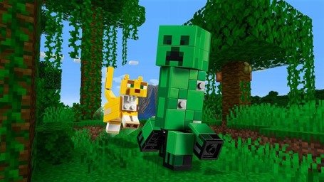 LEGO Minecraft 21156 BigFig Creeper i Ocelot