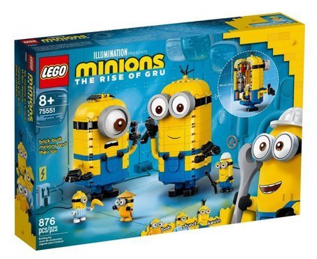 LEGO Minions 75551 Minionki z klocków i ich gniazdo