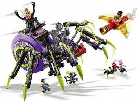 LEGO Monkie Kid 80022 BAZA Arachnoidów Spider Quee