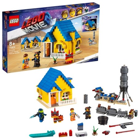 LEGO Movie 2 70831 Dom Emmeta/Rakieta ratunkowa