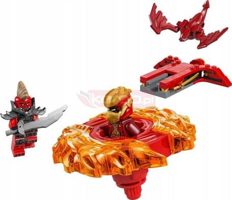 LEGO NINJAGO 71823 SMOCZE SPINJITZU KAIA, zestaw klocków dla dzieci 6+