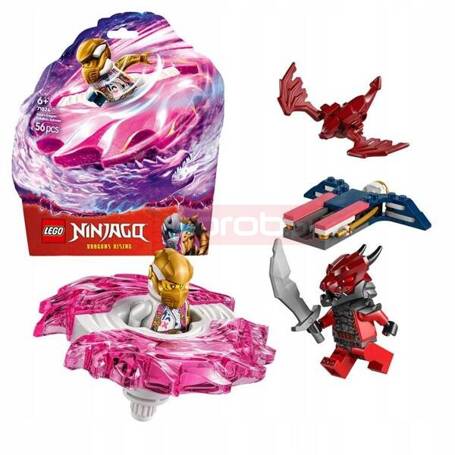 LEGO NINJAGO 71824 SMOCZE SPINJITZU SORY, zestaw klocków dla dzieci 6+