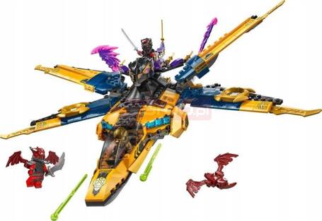 LEGO NINJAGO 71833 RAS I BURZOWY ODRZUTOWIEC, zestaw klocków dla dzieci 8+