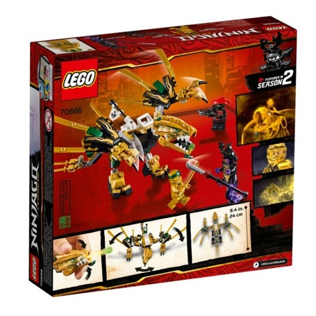 LEGO Ninjago 70666 Złoty Smok