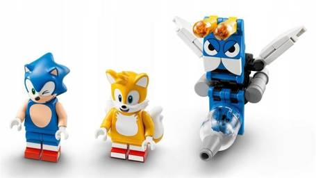 LEGO SONIC 76991 TAILS Z WARSZTATEM I SAMOLOT TORN