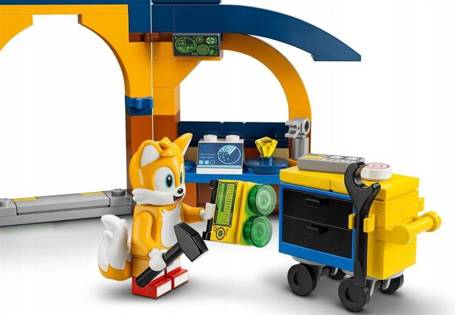 LEGO SONIC 76991 TAILS Z WARSZTATEM I SAMOLOT TORN