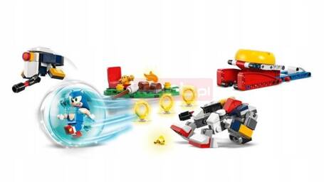 LEGO SONIC 77001 SONIC I BIWAKOWA BITWA, zestaw klocków dla dzieci 7+