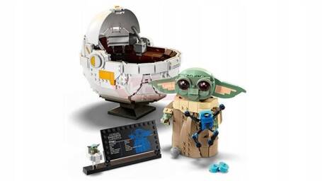 LEGO STAR WARS 75403 GROGU W WÓZKU, zestaw klocków dla dzieci +10