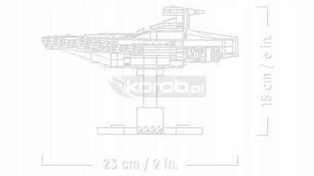 LEGO STAR WARS 75404 KRĄŻOWNIK ACCLAMATOR, zestaw klocków +18