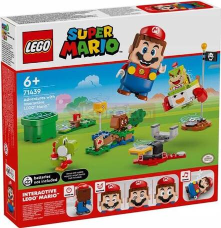 LEGO SUPER MARIO 71439 PRZYGODY Z INTERAKTYWNĄ FIGURKĄ MARIO zestaw klocków