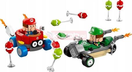 LEGO SUPER MARIO 72034 Mario Kart Baby Mario kontra Baby Luigi