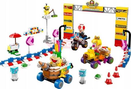 LEGO SUPER MARIO 72036 Zestaw Baby Peach i Grand Prix, zestaw klocków