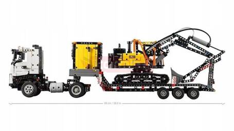 LEGO TECHNIC 42175 CIĘŻARÓWKA VOLVO FMX I KOPARKA EC230 ELECTRIC zestaw klocków