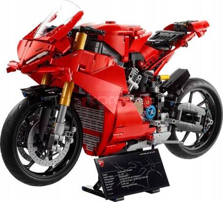 LEGO TECHNIC 42202 Motocykl Ducati Panigale V4 S, zestaw klocków +18 lat