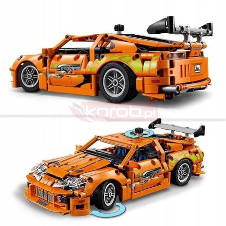 LEGO TECHNIC 42204 FAST AND FURIOUS TOYOTA SUPRA MK4 zestaw klocków +9