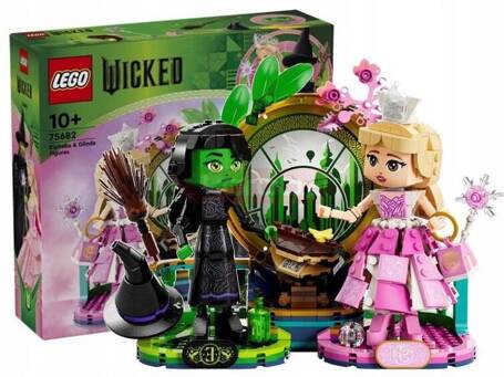 LEGO WICKED 75682 figurki Elphaby i Glindy