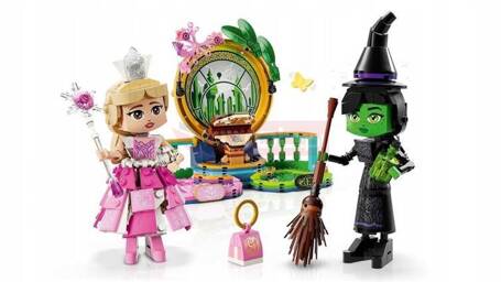 LEGO WICKED 75682 figurki Elphaby i Glindy