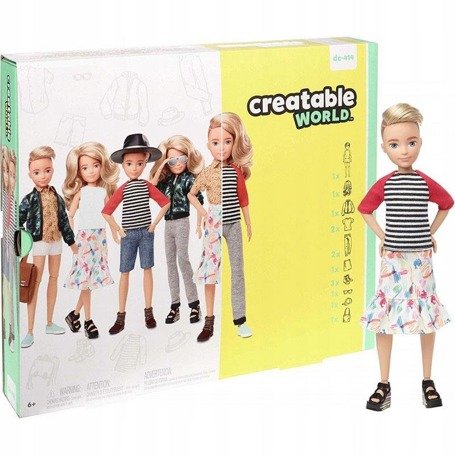 Lalka Barbie Creatable World blond włosy GGT67