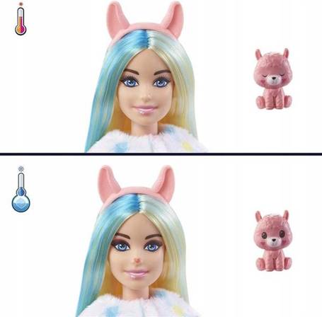 Lalka Barbie Cutie Reveal Lama HJL60