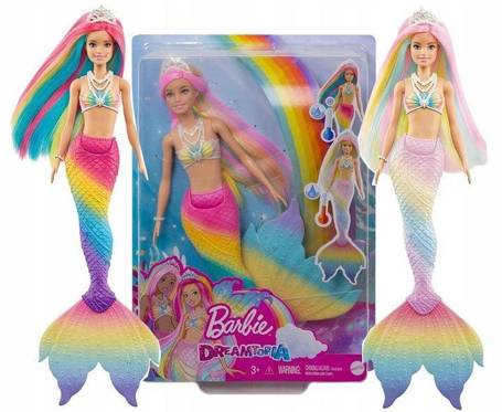 Lalka Barbie Dreamtopia Syrenka Tęczowa GTF89