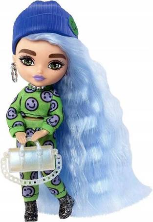 Lalka Barbie Extra Moda w ubranku w emotki HGP65