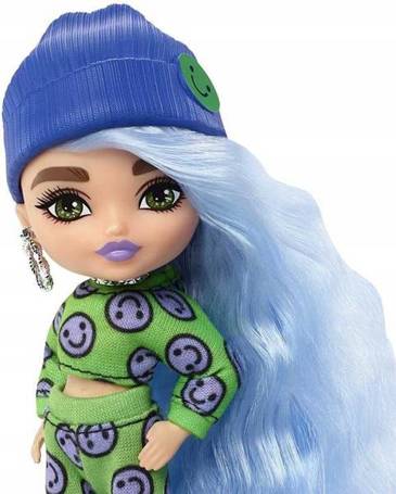 Lalka Barbie Extra Moda w ubranku w emotki HGP65