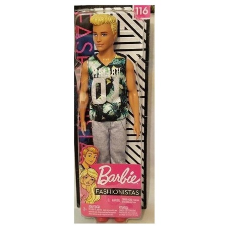 Lalka Barbie Fashionistas Ken stylowy FXL63