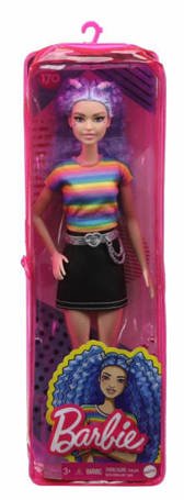 Lalka Barbie Fashionistas Niebieskie kucyki GRB61