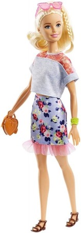 Lalka Barbie Fashionistas z ubraniami Sweet Bloom FRY79