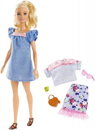 Lalka Barbie Fashionistas z ubraniami Sweet Bloom FRY79