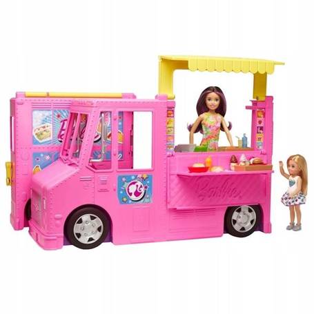 Lalka Barbie Foodtruck z lalkami GWJ58