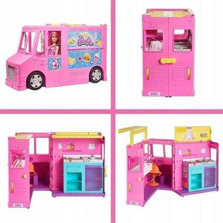 Lalka Barbie Foodtruck z lalkami GWJ58