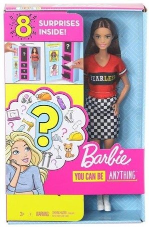 Lalka Barbie Kariera niespodzianka brunetka GLH64