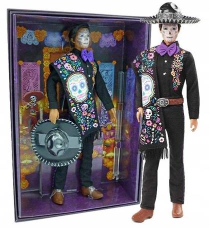 Lalka Barbie Ken kolekcjonerski Dia de Muertos 2021 GXL26