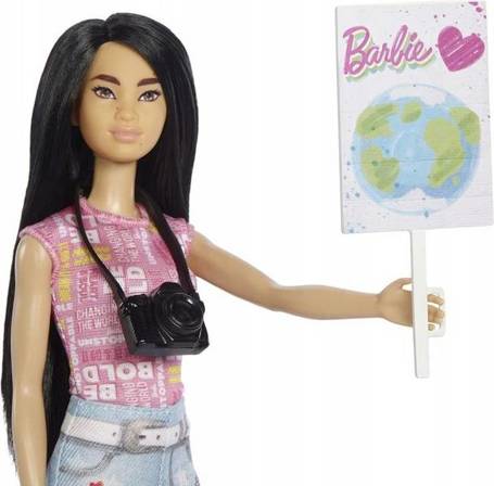 Lalka Barbie Kolekcjonerska ECO Leadership Team zestaw 4 lalek HCN25