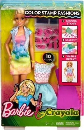 Lalka Barbie Kolorowe stroje FRP05