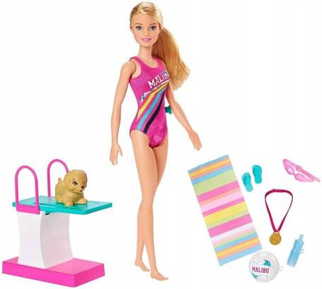 Lalka Barbie Pływaczka GHK23