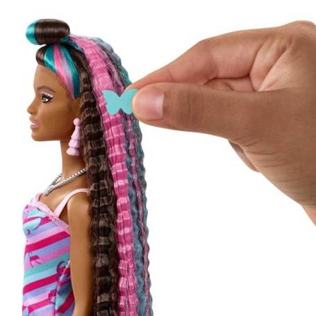 Lalka Barbie Tottaly Hair Motylki HCM91