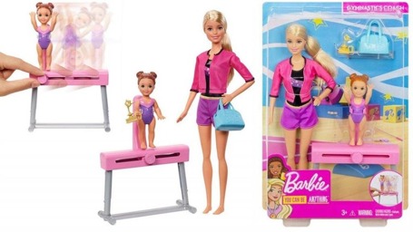 Lalka Barbie Trenerka z laleczką FXP39