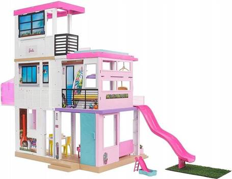 Lalka Barbie domek Dreamhouse willa z basenem GRG93