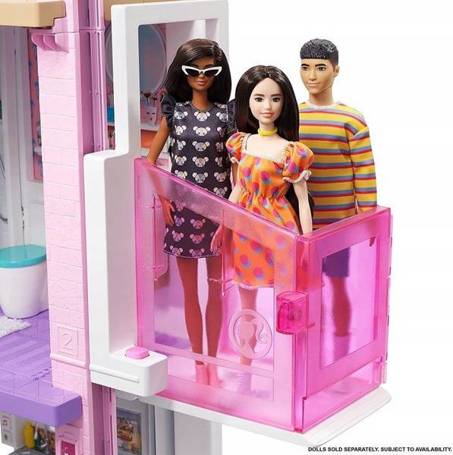 Lalka Barbie domek Dreamhouse willa z basenem GRG93